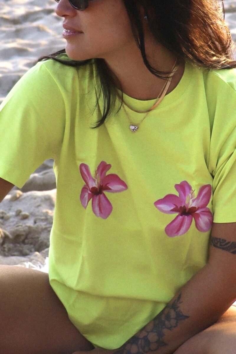 LIME TEE -  AUTE in PINK