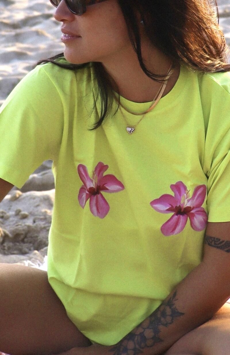 LIME TEE -  AUTE in PINK