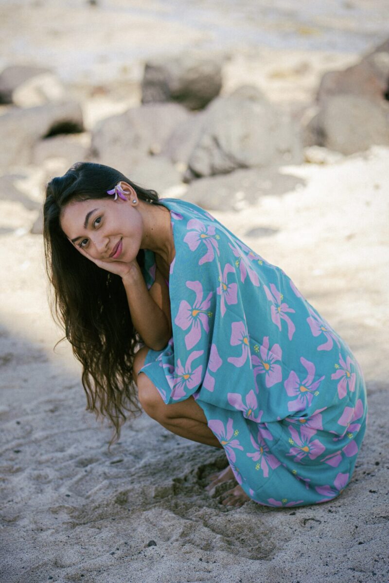 PAREU - AUTE IN PINK ON SEAGREEN