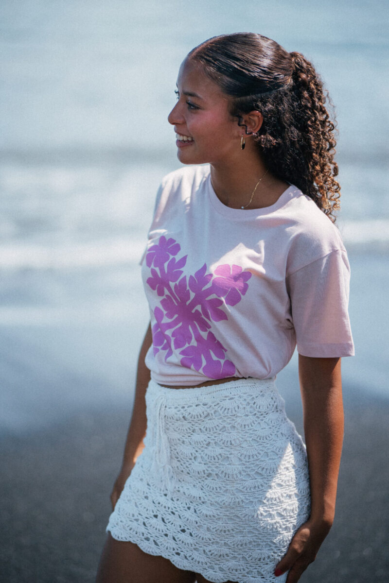 PINK TEE -  TIFAIFAI in PURPLE